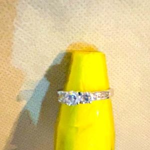 Size 9 faux diamonds ring
